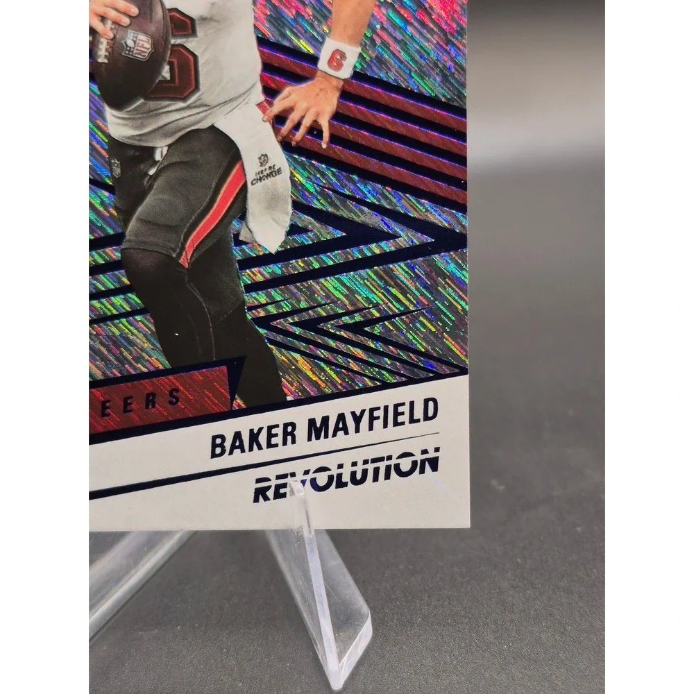2025 Panini Revolution Baker Mayfield #87 Purple Storm /549 Buccaneers